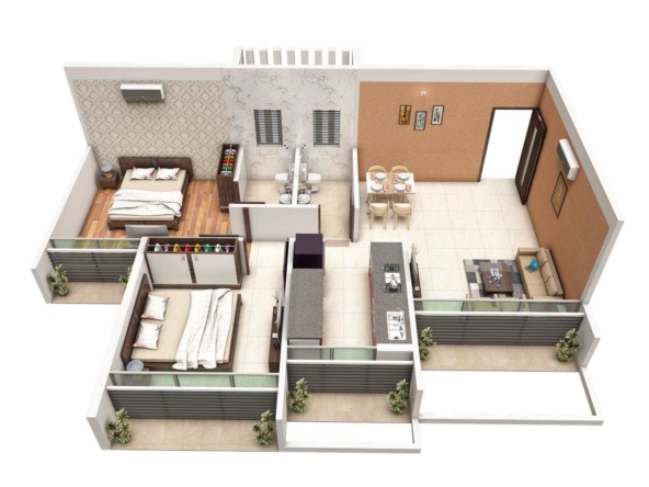 2bhk tirupati kalash khanda colony